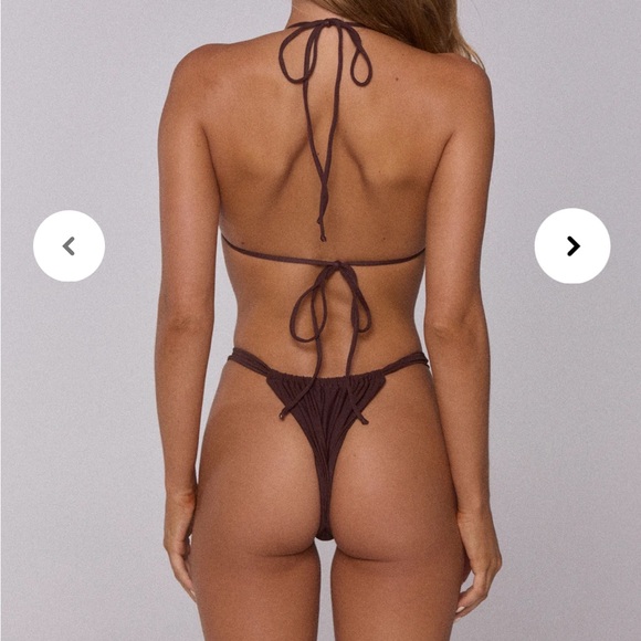 Chocolate Brown Bikini Set - Picture 2 of 4